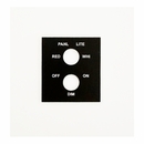 Custom Aircraft Panel Light Control Placard - 1.875" x 2.0625"