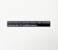 Custom Aircraft Operating Placard