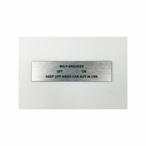 Custom Vehicle Placard (A163) | Comfort House