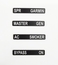 Custom Aircraft Panel Labels - Engraved 1.5 x 0.25 Inch