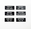 Custom Aircraft Switch Placards - Engraved 1 inch x 0.39 Inch