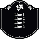 Custom Aluminum Sign For Multiple Unit Address Numbers, Building Names, and Letters