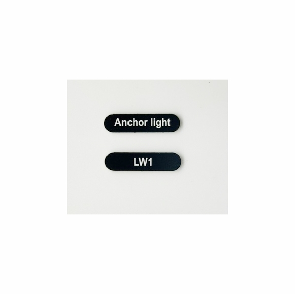 Custom Boat Panel Switch Label Replacement