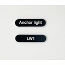 Custom Boat Panel Switch Label Replacement