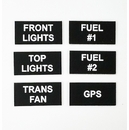 Custom Car, Boat, Truck, Aircraft Labels 1 x .5