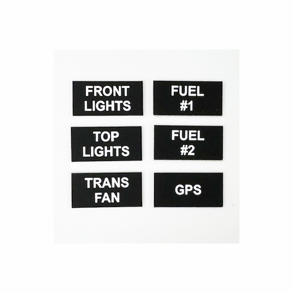 Custom Car, Boat, Truck, Aircraft Labels 1 x .5