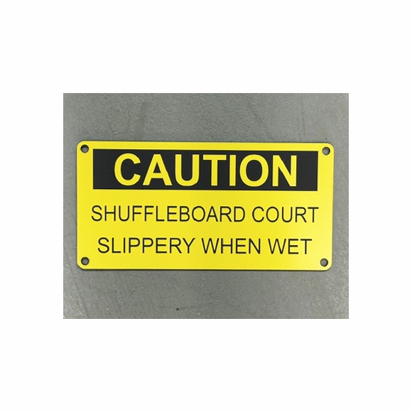 Custom Engraved Caution Sign | Personalized Safety Sign