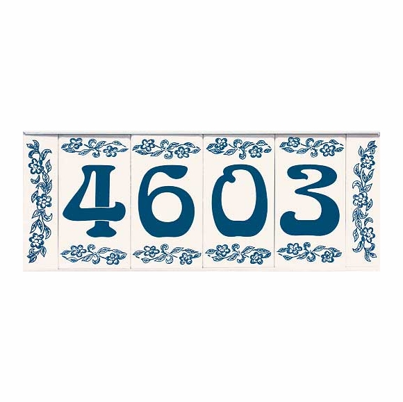 Small Tile Numbers Custom Ceramic Tile House Numbers
