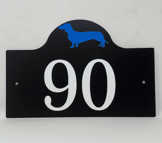 Custom Dog Address Sign