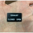 Custom Double Switch Label for Car, RV, Boat, Plane