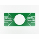 Custom Elevator Button Label Sign