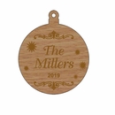 Custom Engraved Christmas Tree Ornament