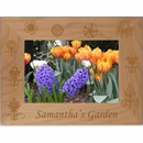 Custom Engraved Flower Garden Personalized Picture Frame for Gardeners
