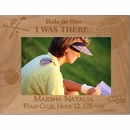 Custom Engraved Golf Theme Personalized Picture Frame - Hole In One Or Other Wording