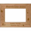 Custom Engraved Hurricane Irma Personalized Photo Frame