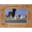 Custom Engraved Know the Ropes Personalized Picture Frame for Boat Photo