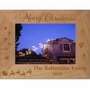 Custom Engraved Merry Christmas Personalized Picture Frame