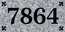Custom Faux Granite Stone Address Plaque