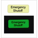 Custom Glow in the Dark Nameplate Labels