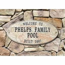 Custom Granite Plaque For Welcome, Pool, Home or Business, Built or Est., Family Name, Address etc.