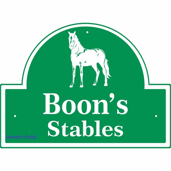 Custom Horse Address Plaque or Equestrian Business Name Sign