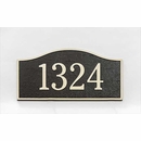 Custom House Number Plaque For Wall Stud Mount or Lawn Yard Stake Mount