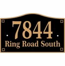 Custom House Number Sign