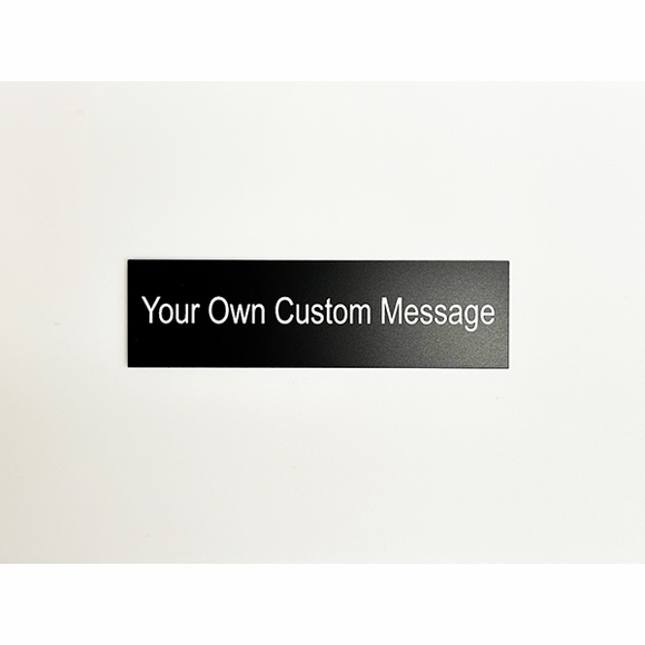 Custom Label Plate 3.5X1