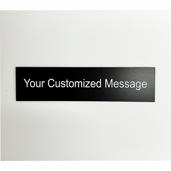Custom Label Plate 4X1