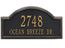 Custom Large Address Plaque Two Line