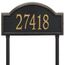 Custom Large Address Plaque with Lawn Mount Stakes
