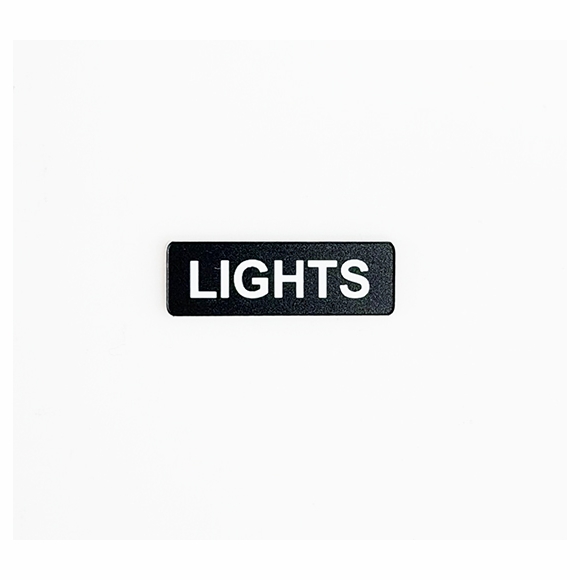 Custom Light Switch Labels - .75 x .25 Inch