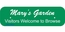 Custom Made Garden Welcome Sign