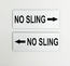 Sling Sign Boat Label