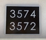 The Totally Custom Metal House Number Plaque