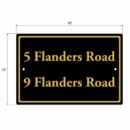 Custom Metal Sign For Address, Shared Driveway, Business Name, Wayfinding, No Soliciting, Etc.