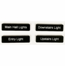 Custom Mini Sign Label For Hobbies, Boats, Panels, Doll Houses, Model Trains, Switches, Lights, and More