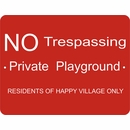 Custom No Trespassing Sign