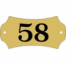 Custom Office Door Number Sign, Apartment, Room or Suite Plaque