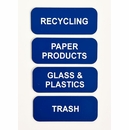 Custom Recycling and Trash Container Labels