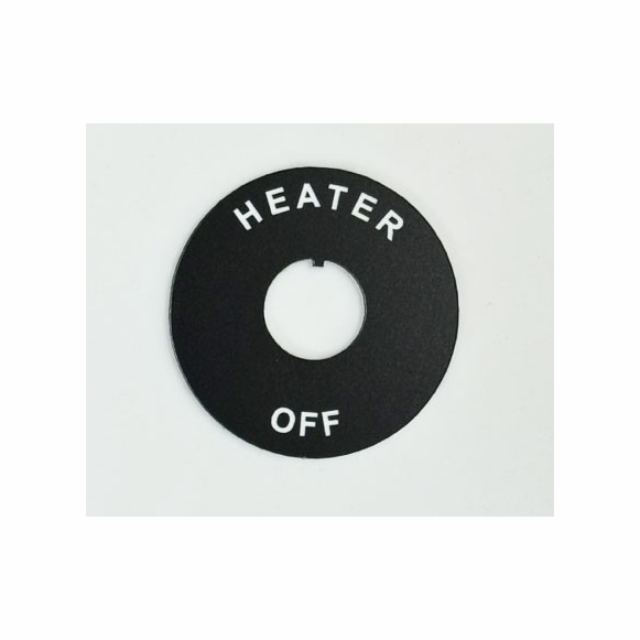 Custom Round Legend Plate for Toggle Switch or Indicator Lamp.
