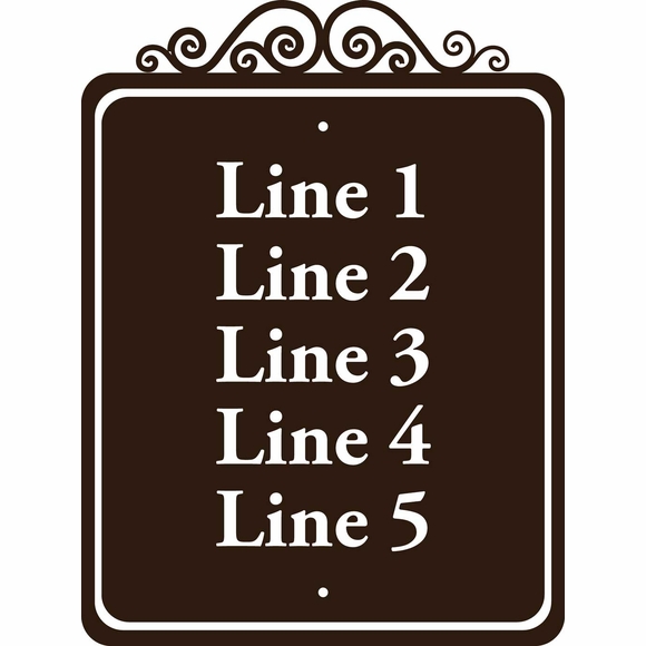 Custom Sign For Multi Unit Addresses, Building Numbers, Names, etc.