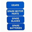 Custom Storage Labels For Parts and Accessory Equipment