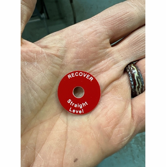 Custom Toggle Switch Label Plate Small