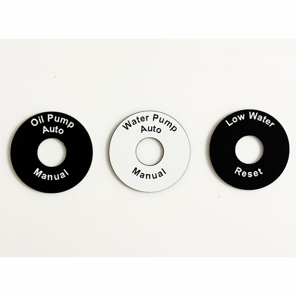 Custom Toggle Switch Name Plate Label