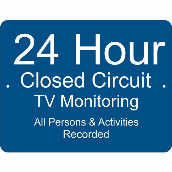 Custom Under Video Surveillance Camera Sign All Activities Monitored