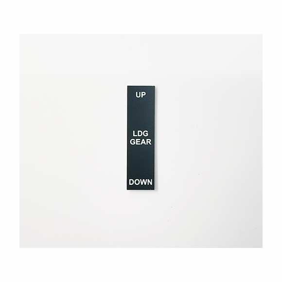 Custom Vertical Aircraft Label