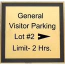 Custom Visitor Parking Sign