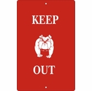 Custom Warning Sign - Keep Out, Private Property, Beware of Dog, Or Other Wording