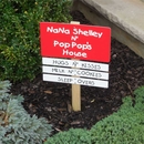 Custom Welcome Grandkids Yard Sign - Personalized Lawn Sign For Grandparents